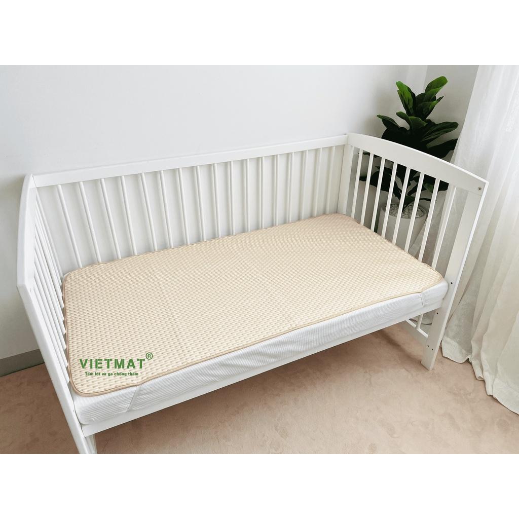 Size 70x130cm Siêu lót chống thấm cho bé Supermat chống thấm tuyệt đối, không nóng bí, mềm êm, giặt máy lâu bền