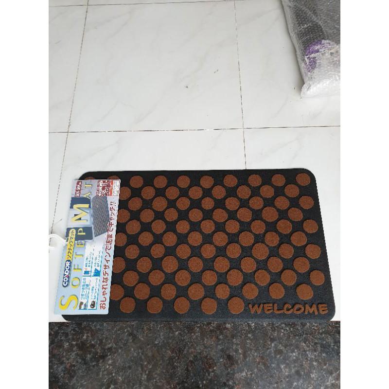 THẢM WELCOME DOORMAT CAO SU NGUYÊN KHỐI CONDOR