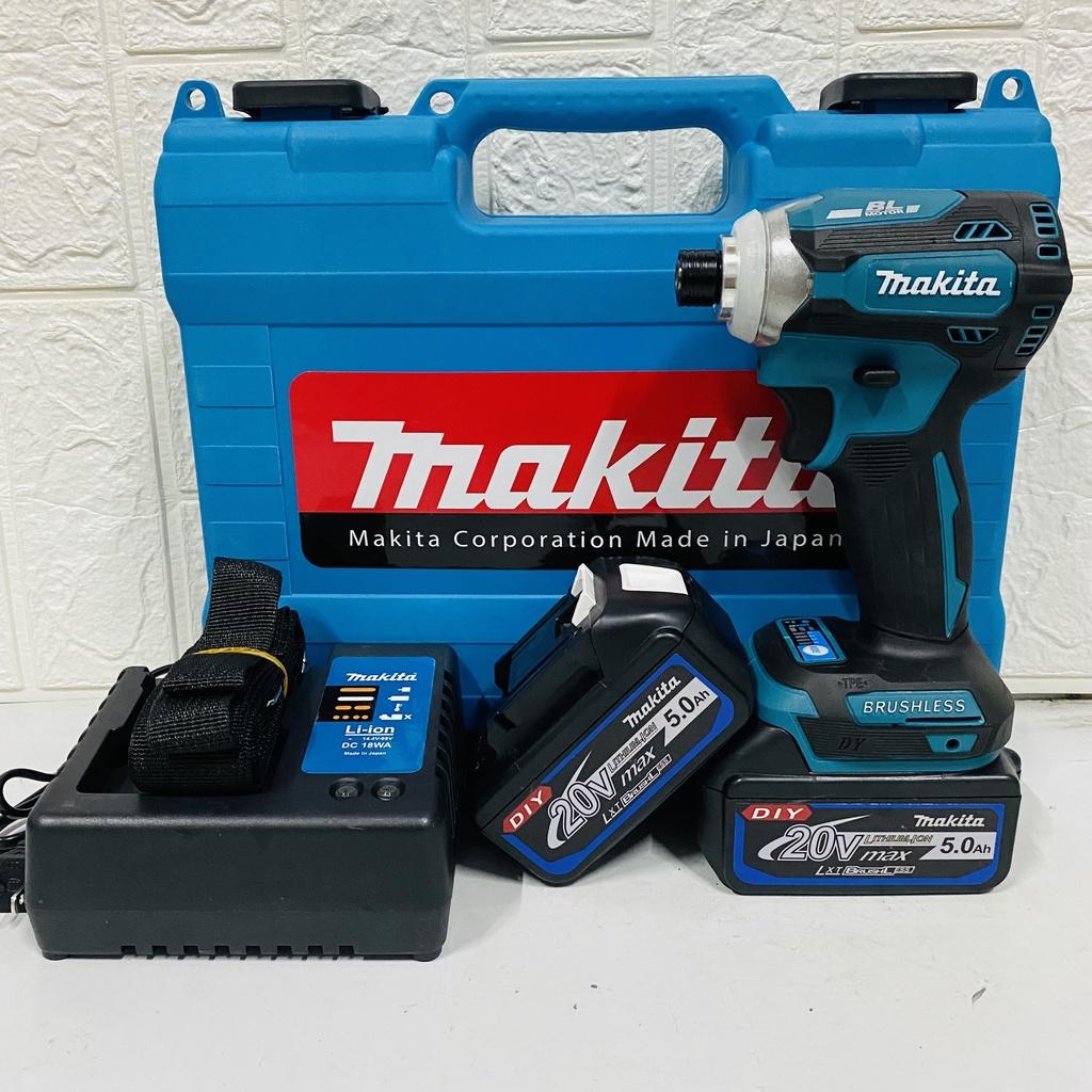Máy bắn vít Makita không chổi than - máy chuyên vít MAKITA 2 pin khủng 10 cell - máy bắn vít chuyên nghiệp