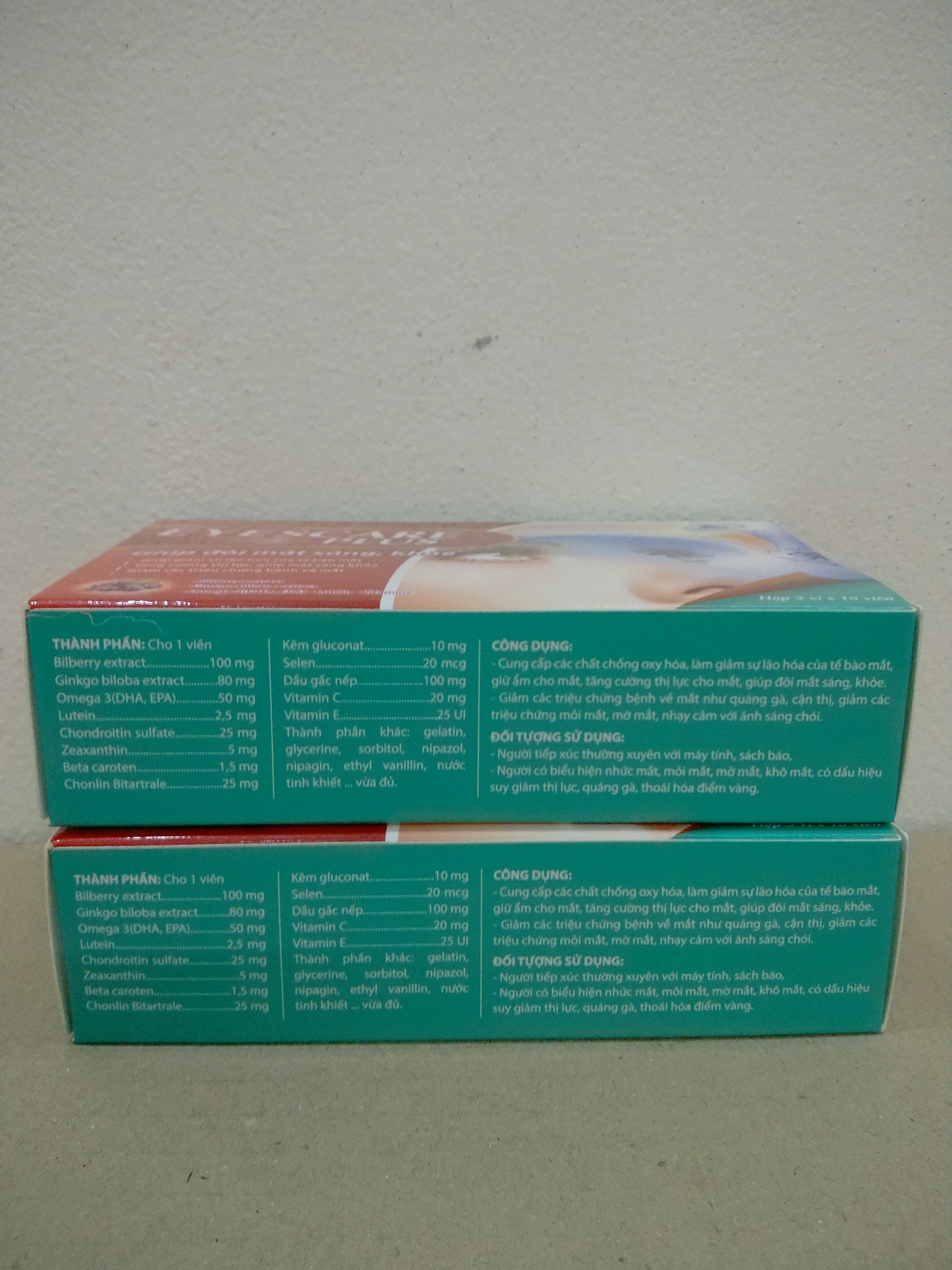 VIÊN UỐNG SÁNG MẮT EYESCARE PLUS - KHỎI LO CÁC BỆNH VỀ MẮT - TĂNG CƯỜNG THỊ LỰC CHO MẮT - HẾT MỎI MẮT, NHỨC MẮT - MỖI NGÀY 1 VIÊN - EYES CARE PLUS - HỘP 30 VIÊN