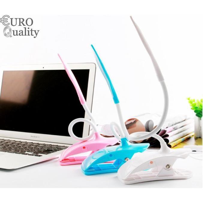 Đèn led học tập và đọc sách cổng usb có đế kẹp - Euro Quality