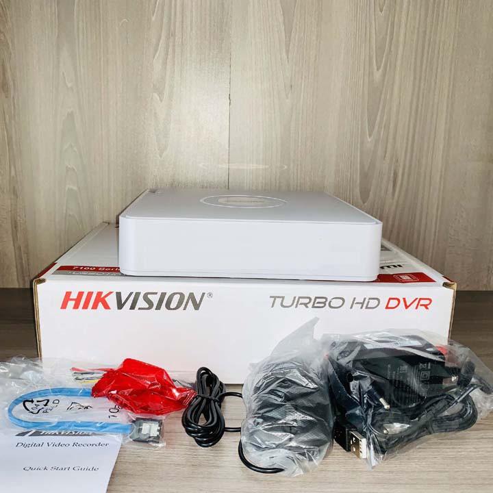 Đầu ghi camera 4 kênh HDTVI up to 4MP Hikvision DS-7104HQHI-K1 - hàng chính hãng NAT