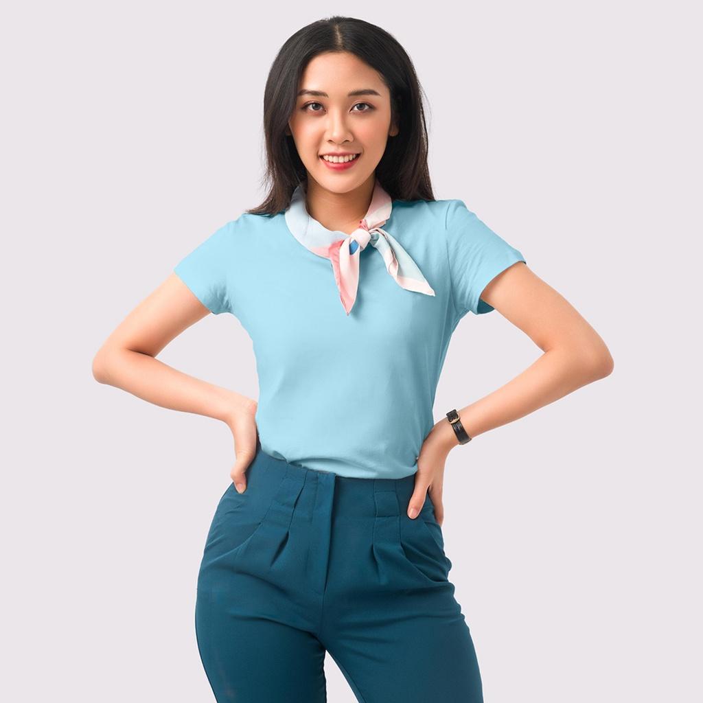 Cổ Tròn NGỌC - Áo Thun Nữ 100% Cotton Cao Cấp, thoáng mát, kháng khuẩn Ag