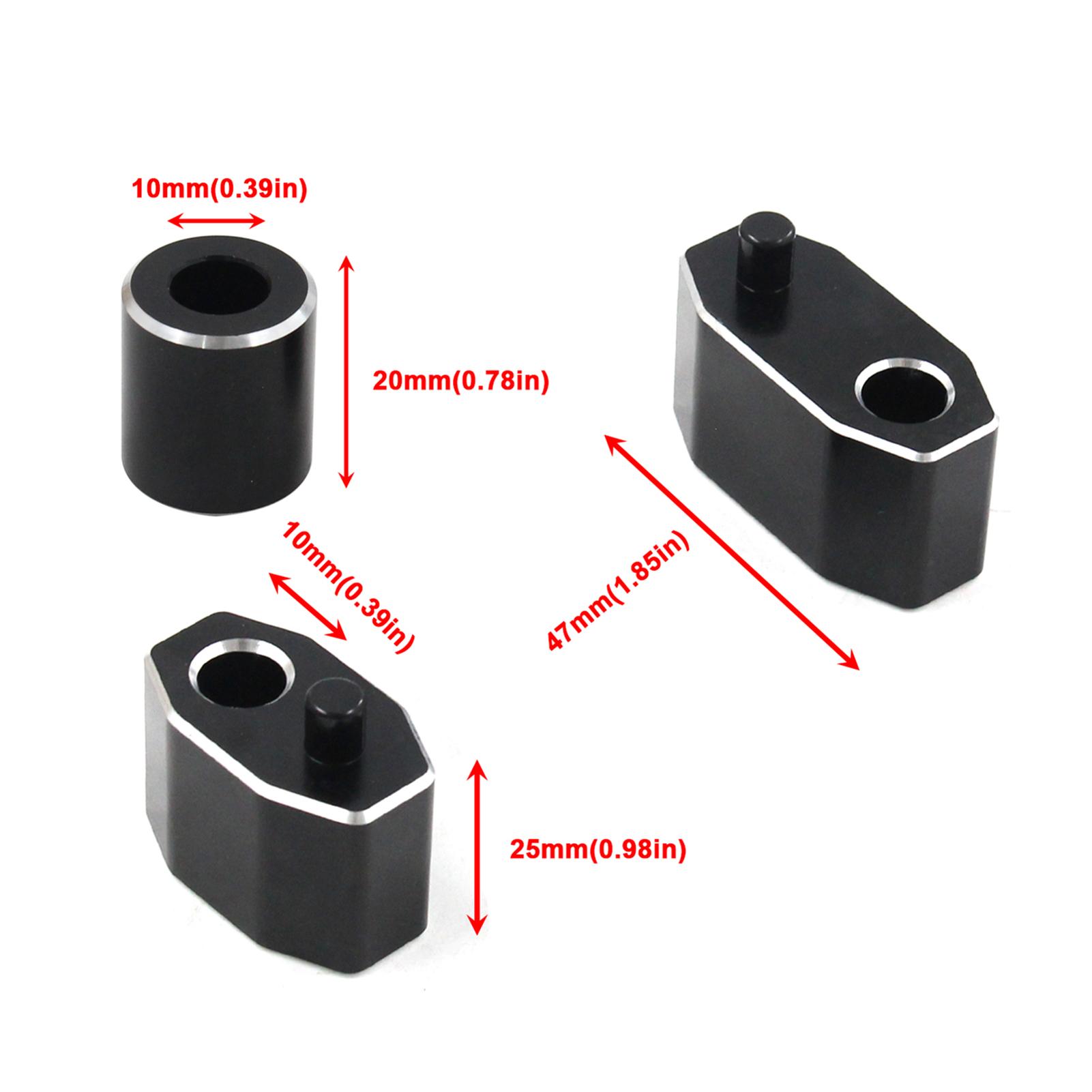 Driver FloorBoard Extension Kit 0.98in Replacement for Road King Touring Models 2009-2022