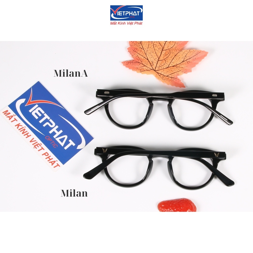 Gọng kính cận nam nữ Vietphat Eyewear Milan nhựa Acetate cao cấp