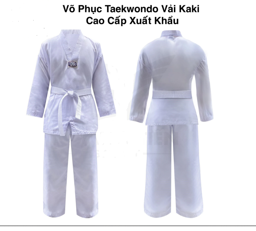 Bộ Đồ Võ phục Taekwondo Nhiều Size Kèm Đai | Quần Áo Tập Võ, Trang Phục Võ Thuật | Đồng Phục Tập Võ Taekwondo