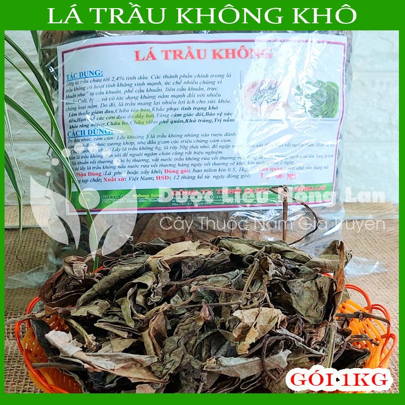 1Kg Lá Trầu Không khô sạch loại 1