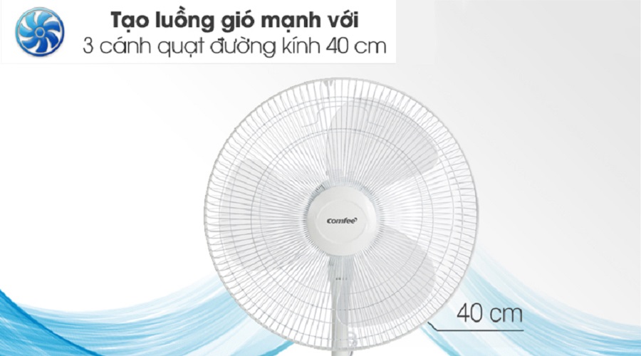 Quạt lửng Comfee CF-FF4019VFW - Hàng chính hãng