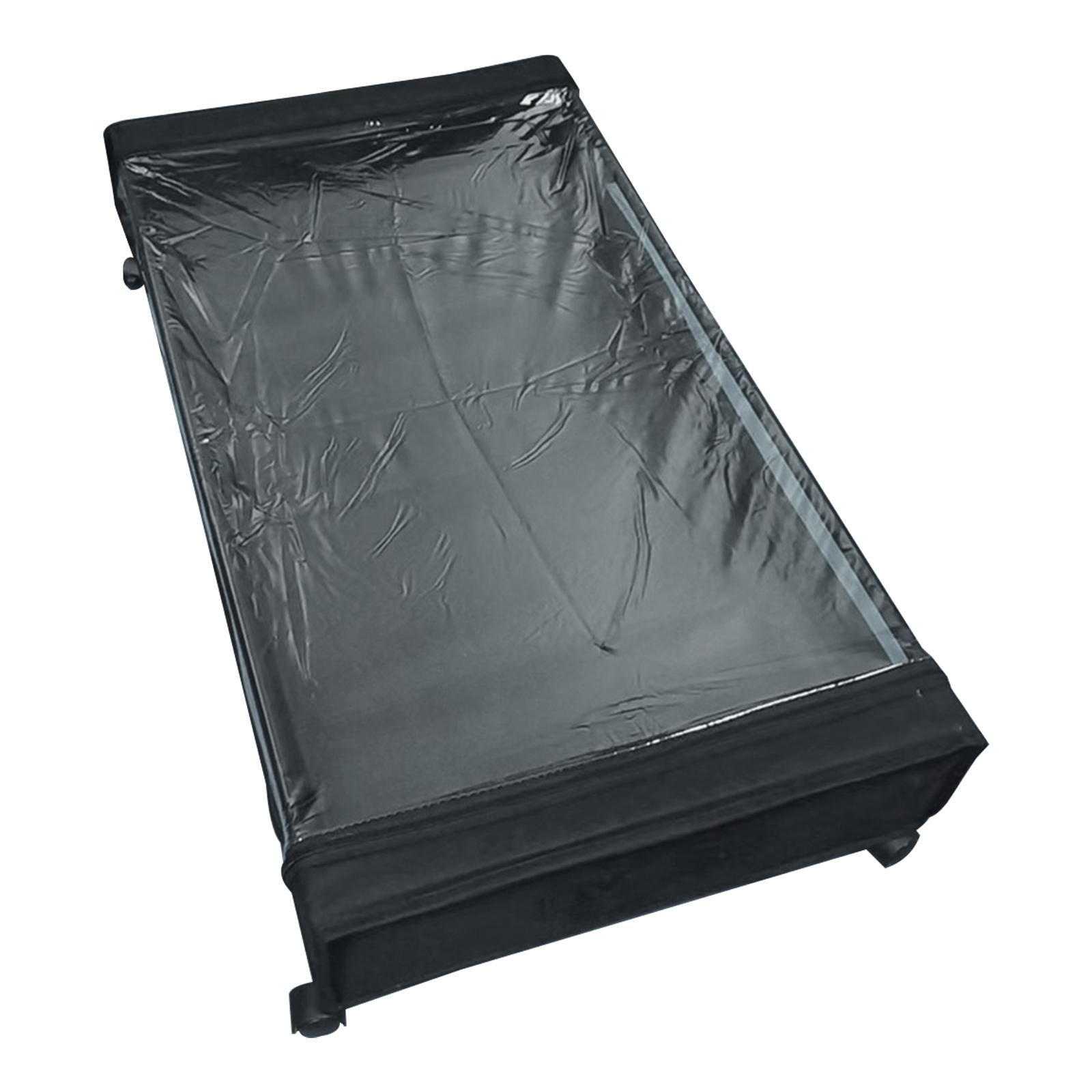 Underbed Storage Box with Wheels, under The Bed Shoe Storage Containers Large with Lid Bedroom Storage Organizer for Toys Shoes Bedding Books