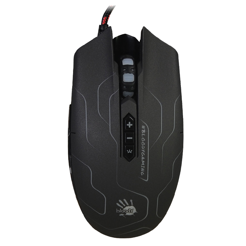 Chuột Gaming A4Tech Bloody Q80 Neon Maze X-Glide 3200 DPI - Hàng Chính Hãng