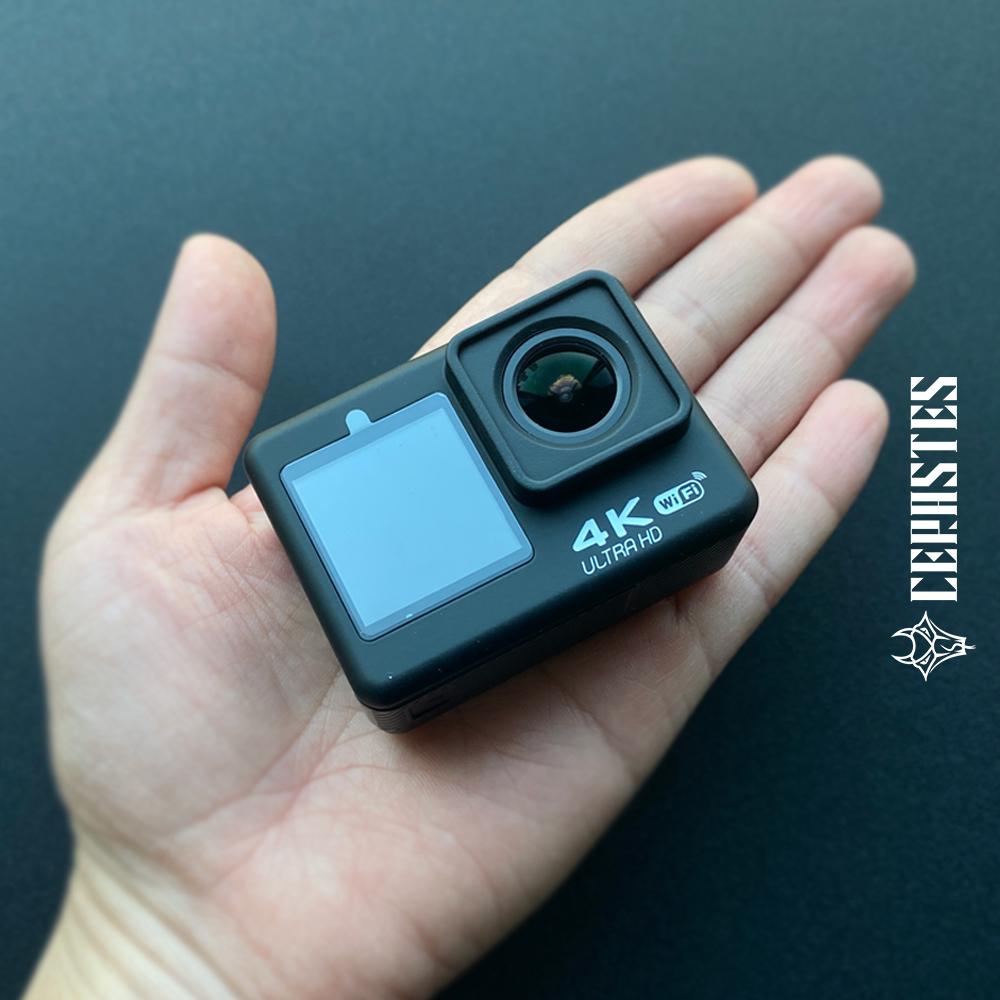 Cerastes 5K WiFi Camera hành động chống lắc 4K Màn hình kép hai mặt