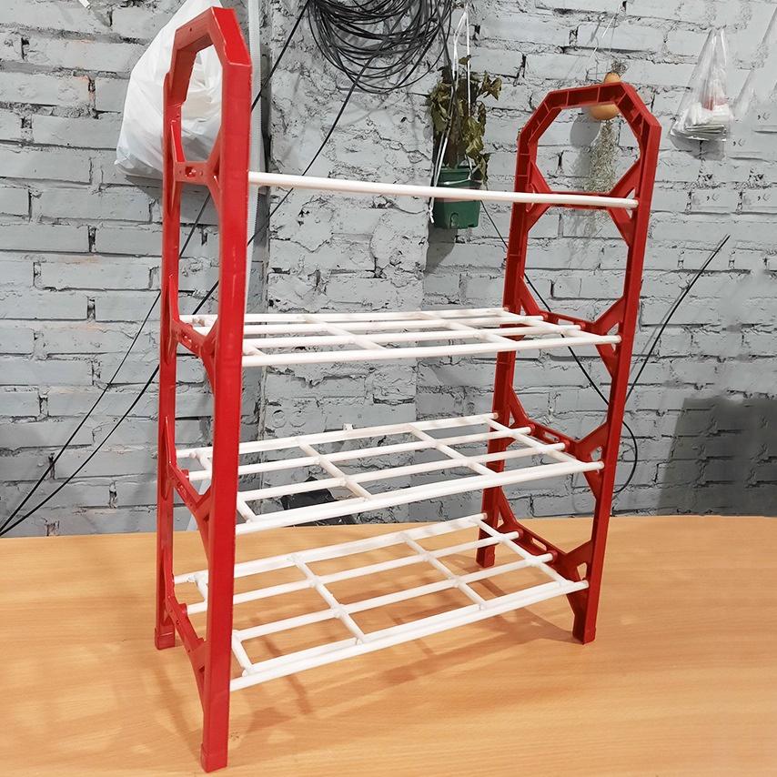 Kệ để giầy dép đa năng 4 tầng bằng nhựa tháo lắp dễ dàng