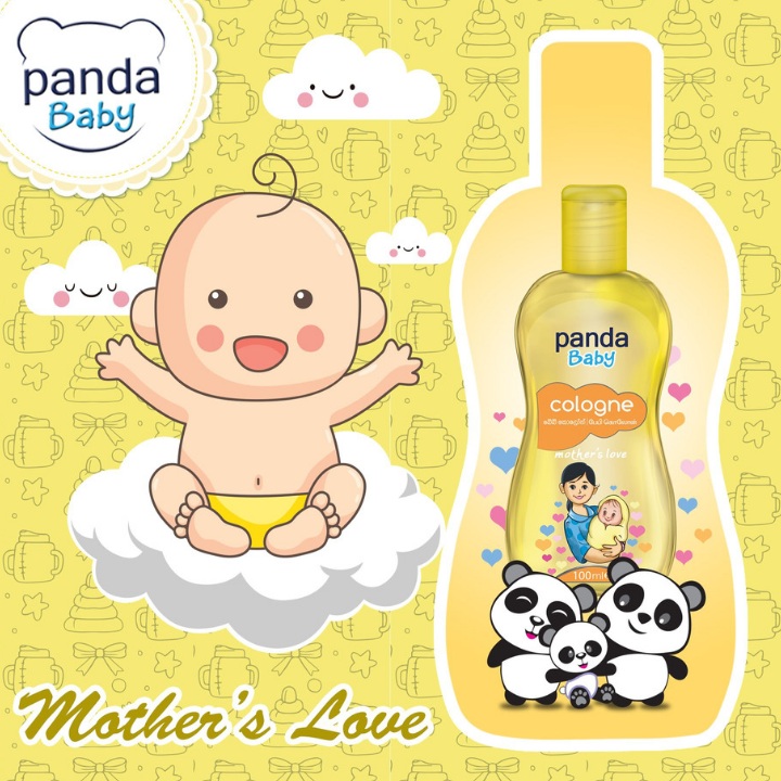 Nước hoa em bé Panda Baby Cologne Mothers Love (100ml)