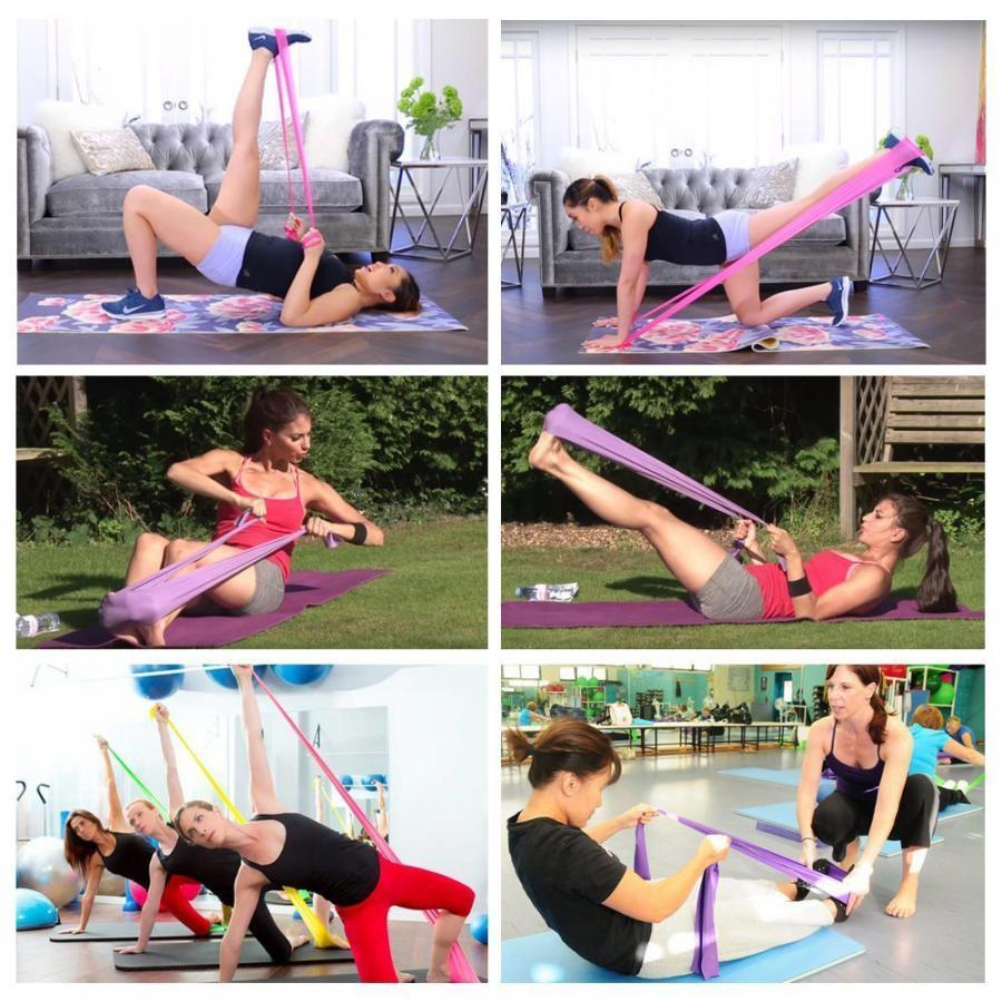 Dây thun tập Yoga 1.5m, dây tập kháng lực cao cấp - POKI