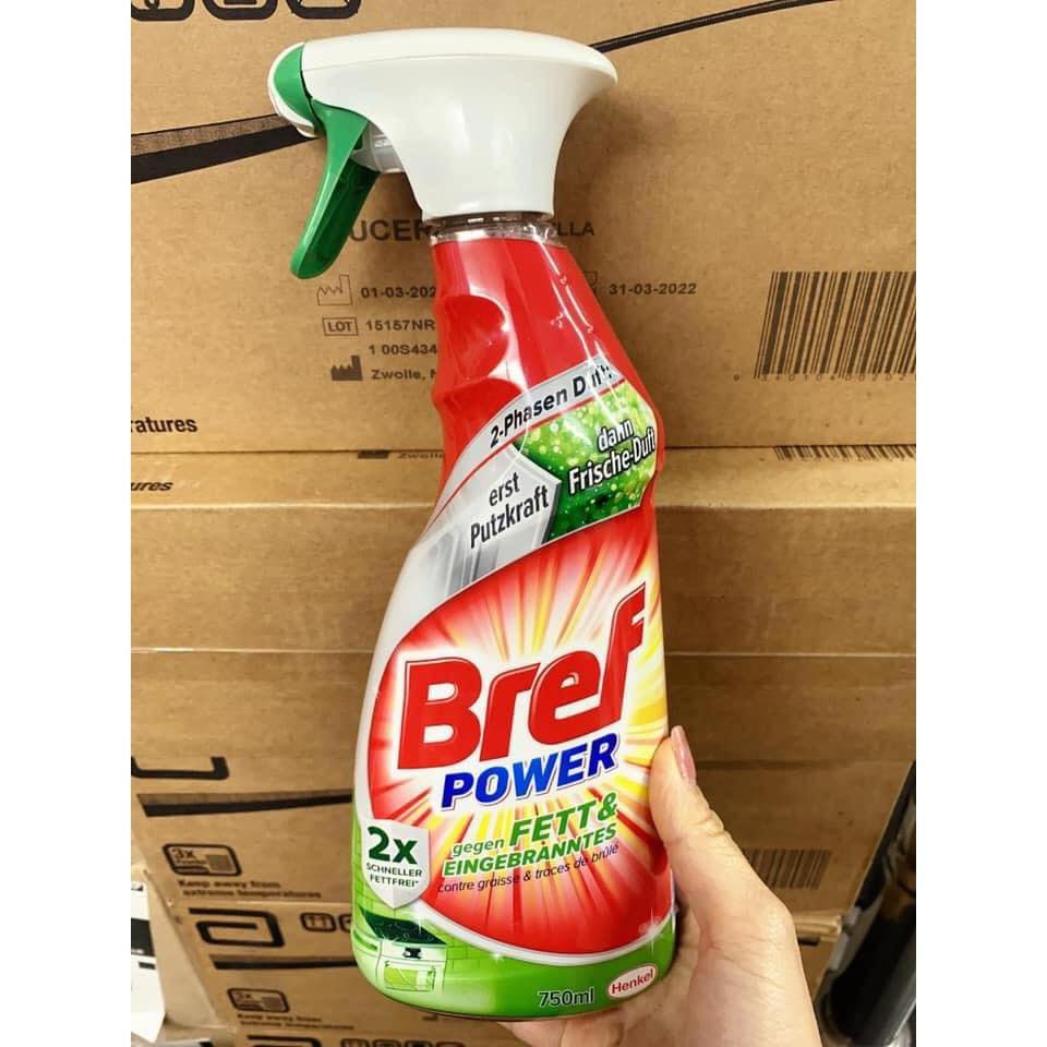 Chai tẩy rửa đa năng BREF POWER dành cho nhà bếp 750ml