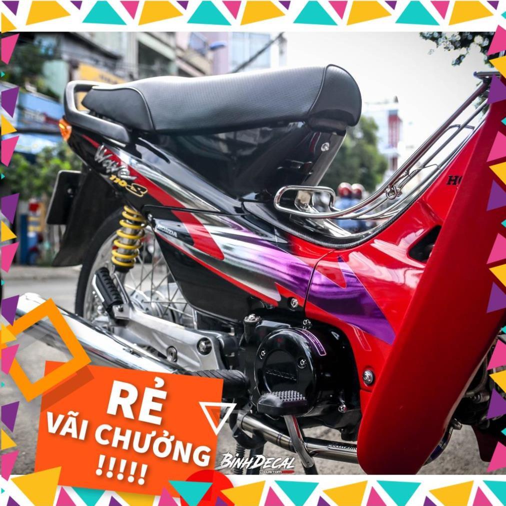 Tem Rời Wave Nhỏ Mẫu S 110 Thái Đen Đỏ Tím