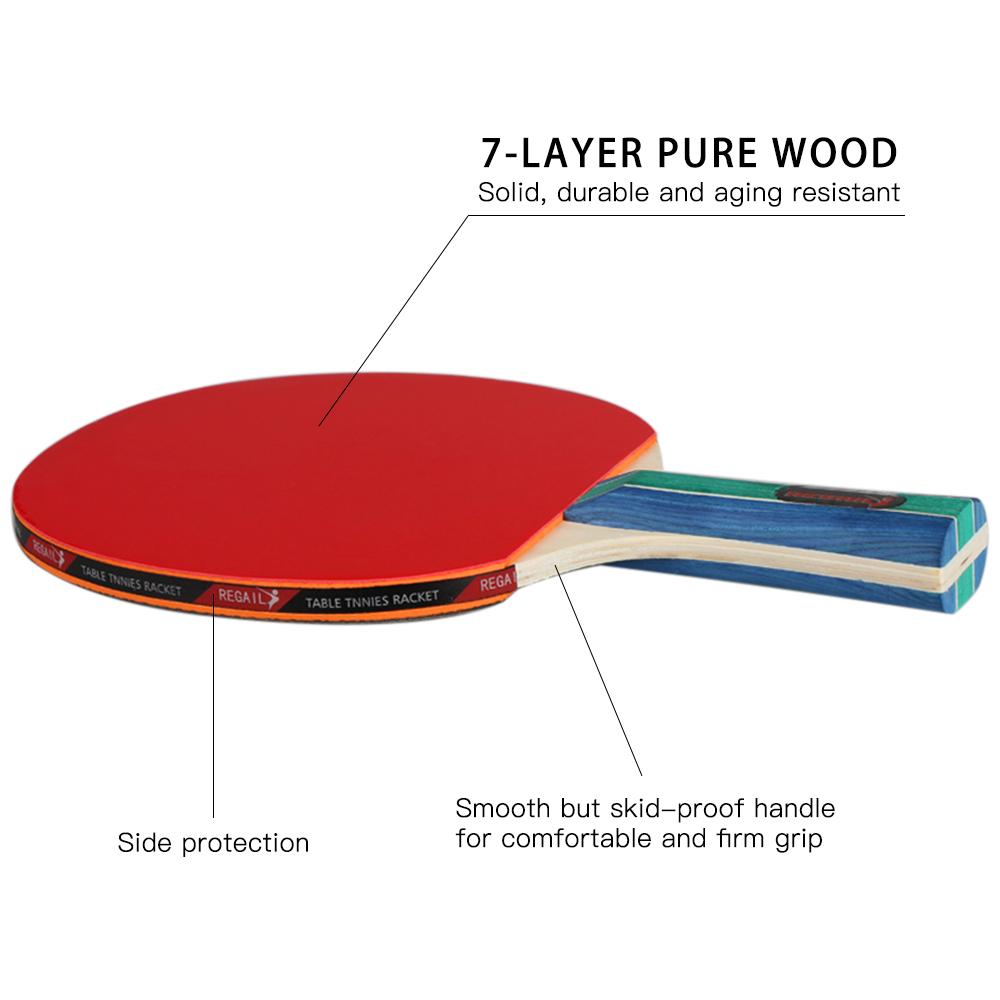 2 cặp vợt và 8 quả bóng bàn đánh bóng bàn Paddles chất lương cao