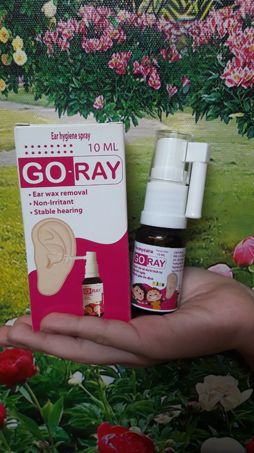 Chai xịt tan ráy tai GO-RAY (hộp 1 chai 10ML) date xa 2026