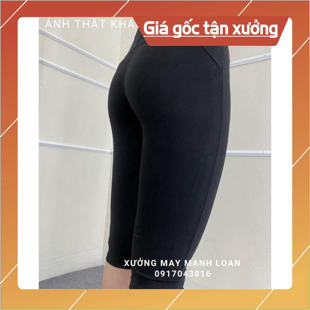 Quần Legging Ngố Lửng Qua Gối Cạp Cao Nữ BigSize 40kg - 80kg