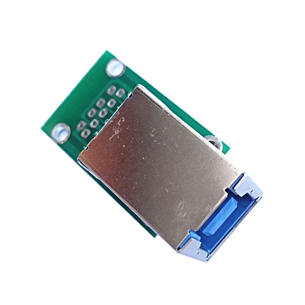 USB3.0 Type B Female Socket Breakout Board Adapter Plate Test 2.54 Pitch