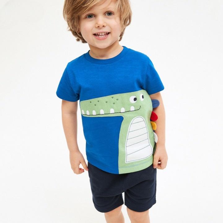 TA158 Set bộ cotton Cá sấu LittleMaven 20810 cho bé từ 2-7T