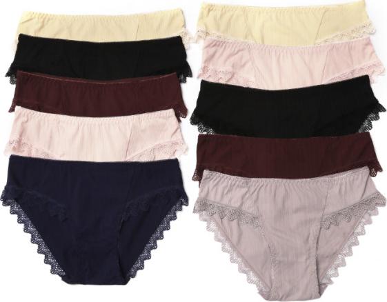 Bộ 10 Quần Lót Thun Lạnh Sợi Tăm Cao Cấp - Màu Ngẫu Nhiên