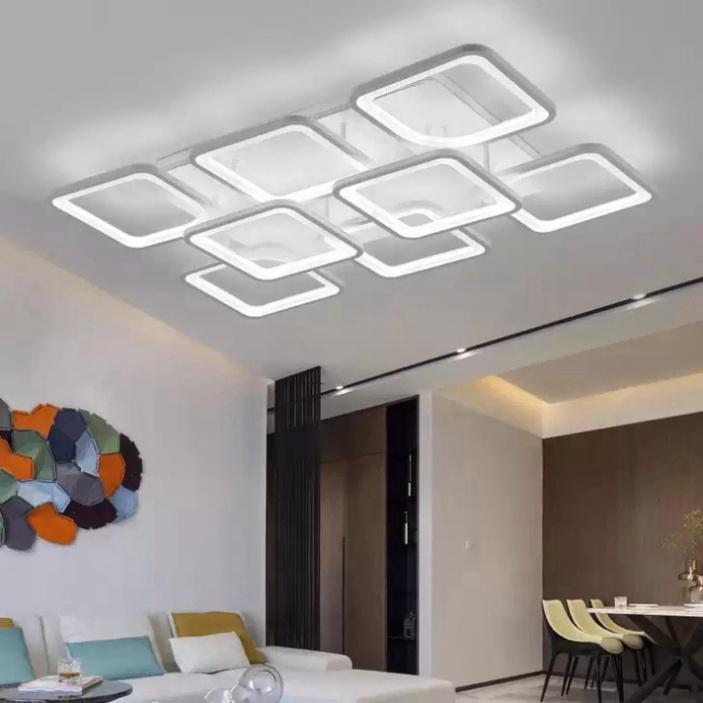 Đèn LED Mâm Ốp Trần MN059 , đèn LED chiếu sáng thắp sáng trang trí Phòng Khách, Đèn trần buồng nghỉ - 3 phương thức Sáng