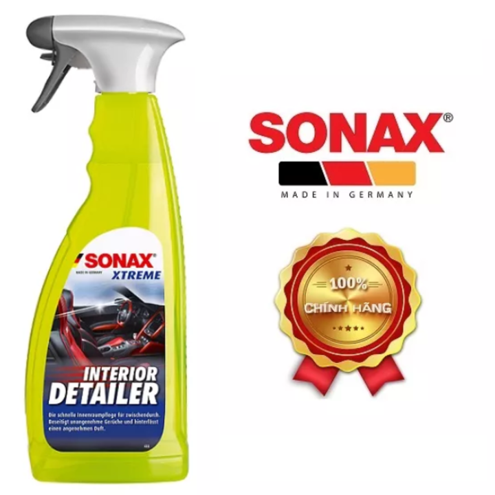 Dung dịch vệ sinh và bảo dưỡng nội thất ô tô Sonax 220400 Xtreme Interior Detailer - Hàng Nhập Khẩu