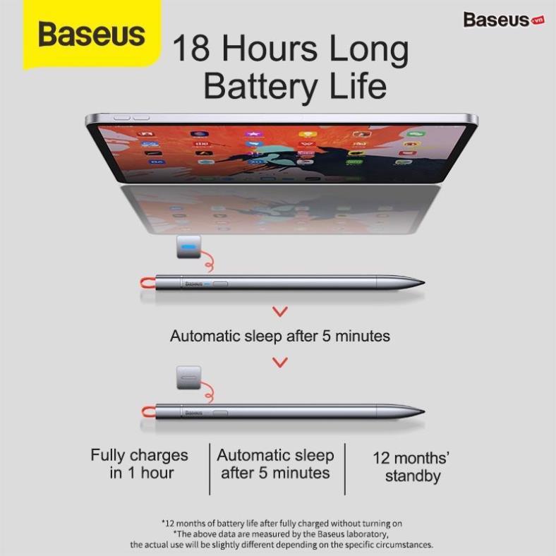 BaseusMall VN Bút cảm ứng Stylus dành cho iPad Baseus Square Line Capacitive - Hàng chính hãng