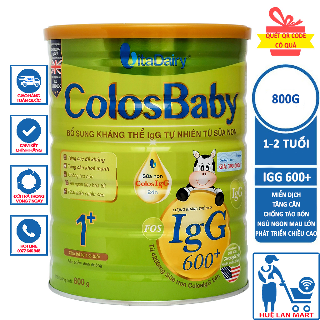 Sữa Bột VitaDairy ColosBaby 1+