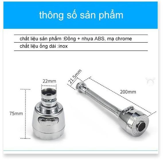 Vòi phun nước nối dài nhà bếp