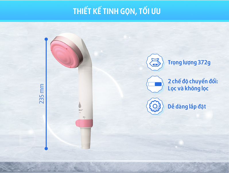 Vòi Sen Tắm Khử Chlorine Toray Torayvino RS52