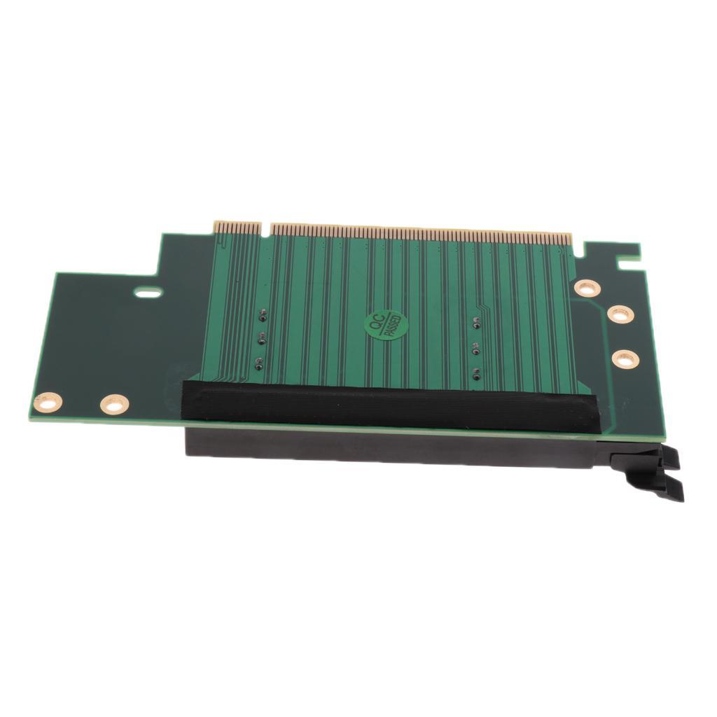 1 x PCI-E Riser 16X Graphics Extension Riser Adapter Card For Computer Case