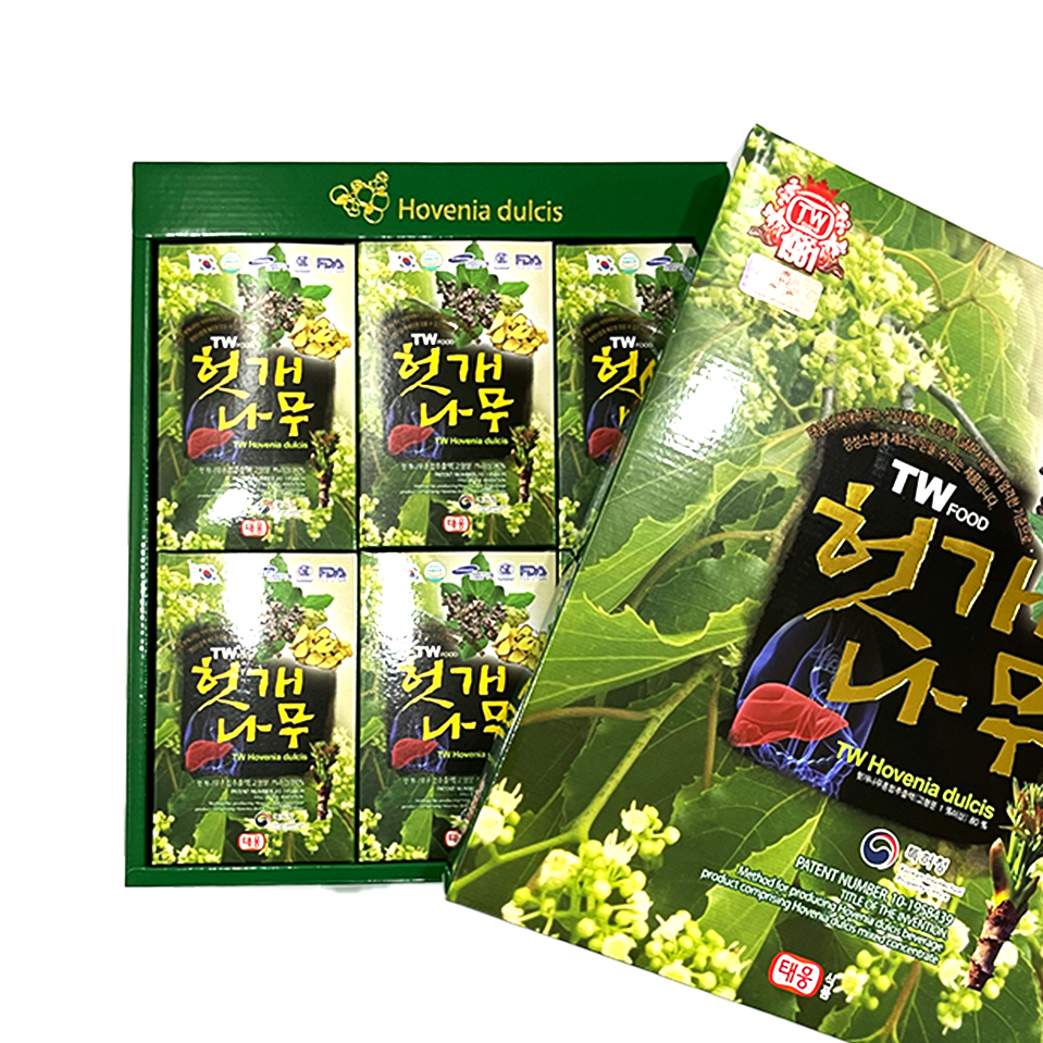 Nước uống TW HOVENIA DULCIS mát gan, giải độc gan hộp 30 gói*70ml