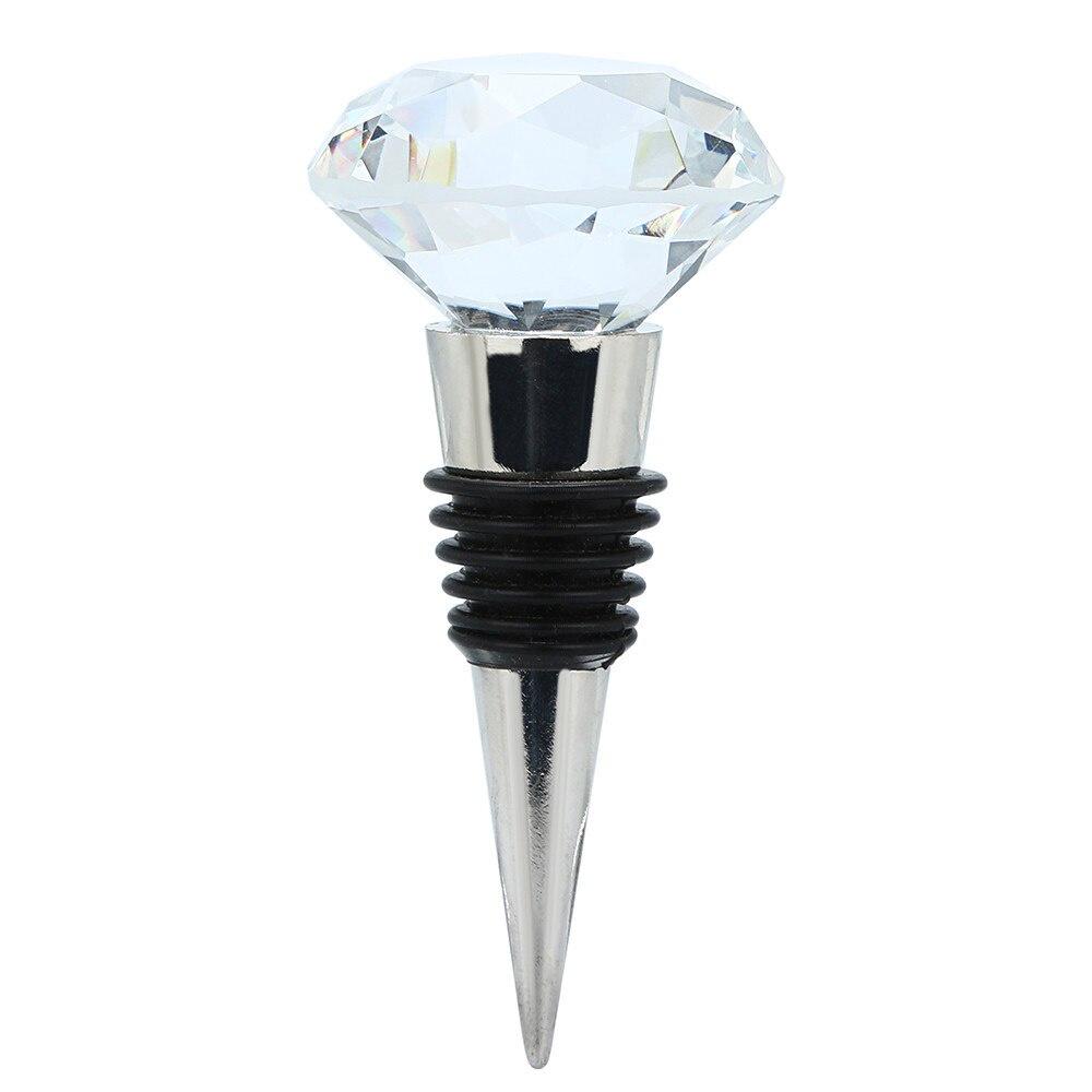 Silicone Bottle Stopper Sealer Cap Wine Storage Crystal Glass Reusable Vacuum Sealed Cap Champagne Stopper Barware Bar Tools