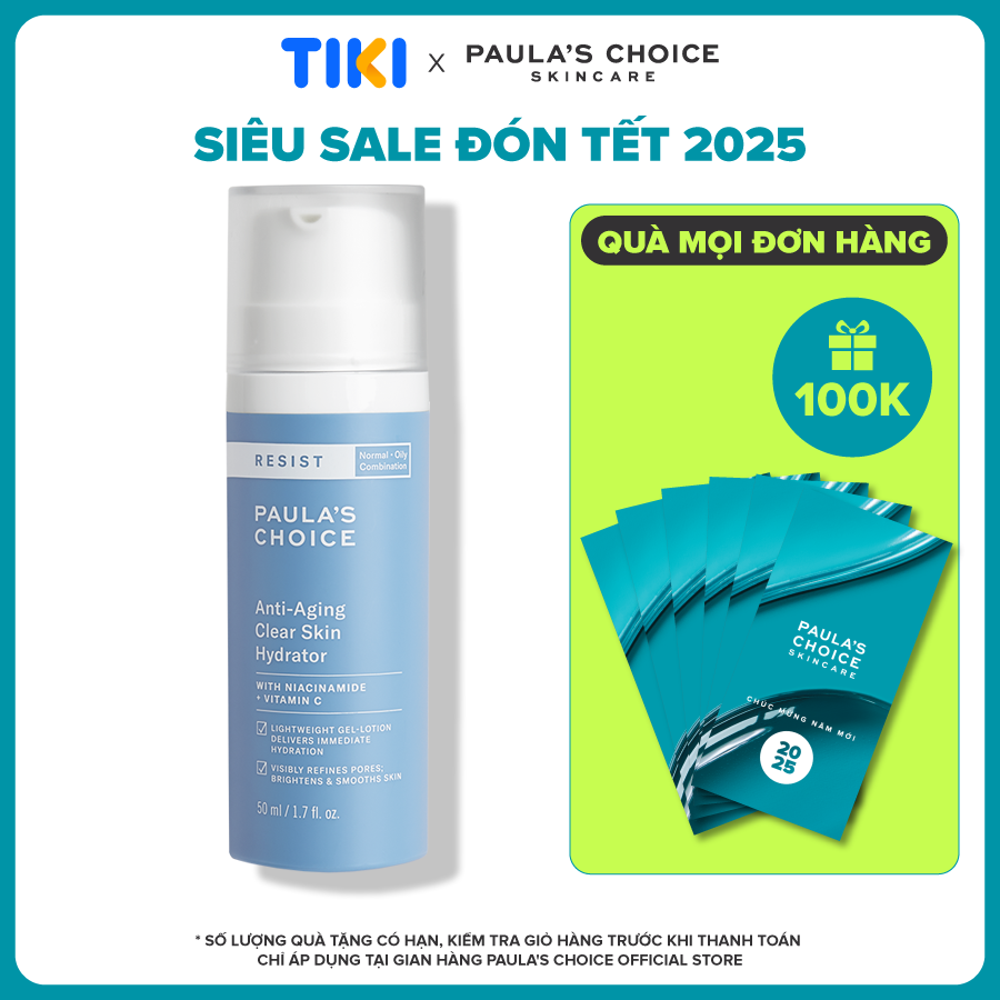 Kem Dưỡng Ẩm Cho Da Nhạy Cảm Và Lão Hóa Resist Anti - Anging Clear Skin Hydrator 50 Ml