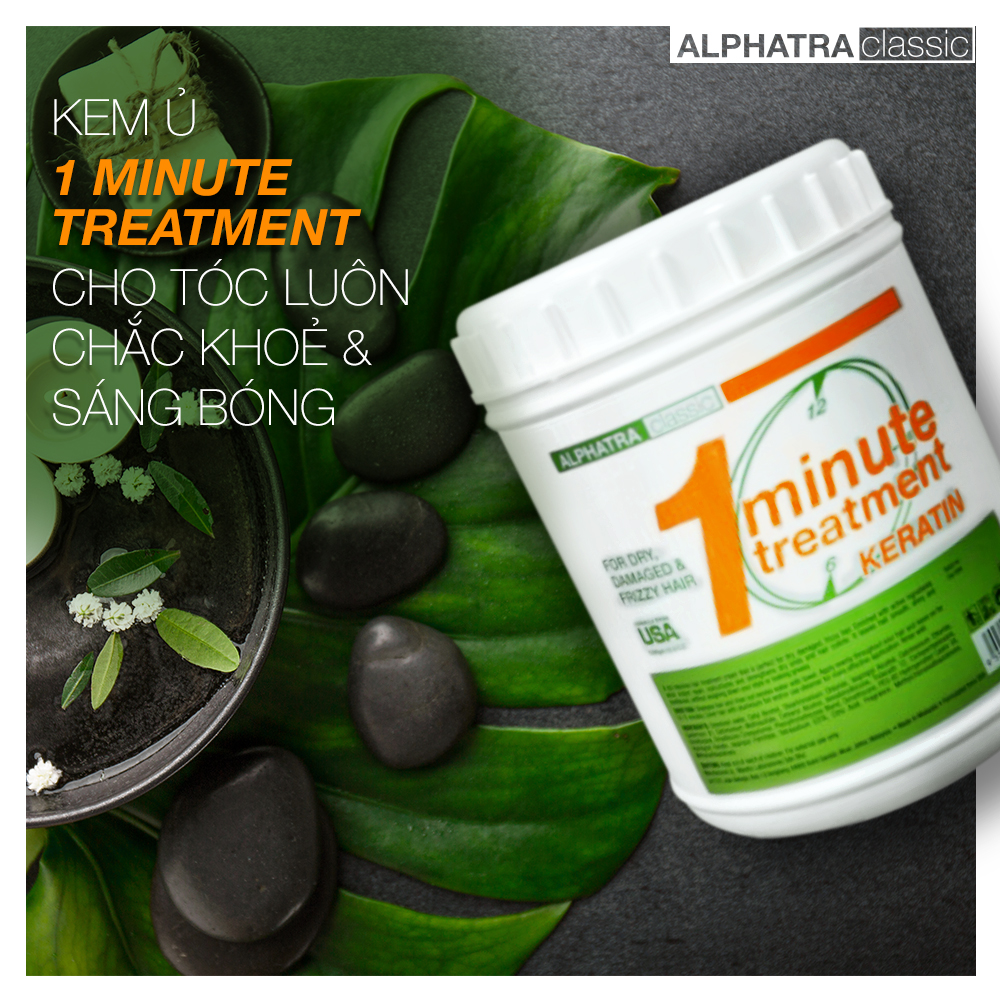 KEM Ủ TÓC 1 PHÚT - ONE MINUTE TREATMENT BEAUTIFUL - Alphatra Classic