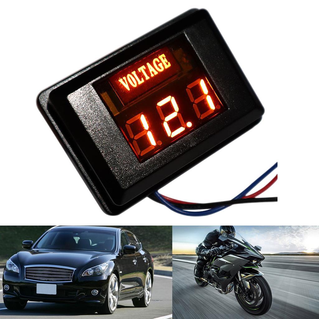 12V Voltage Tester Gauge for Car Motorbike High Performance