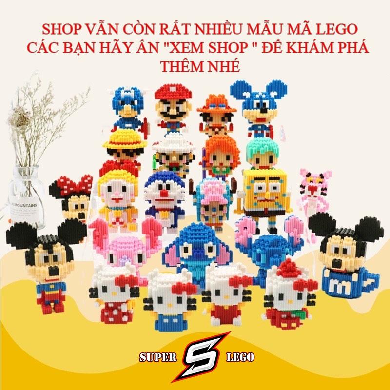 Bộ đồ chơi lắp ráp 3D hình các nhân vật hoạt hình Doraemon,Nobita,Chaien,Xuka,Xeko,Doremi...