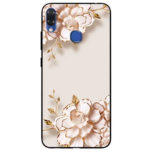 Ốp lưng dành cho Vsmart Joy 1+ mẫu Tranh Hoa Nền Trắng