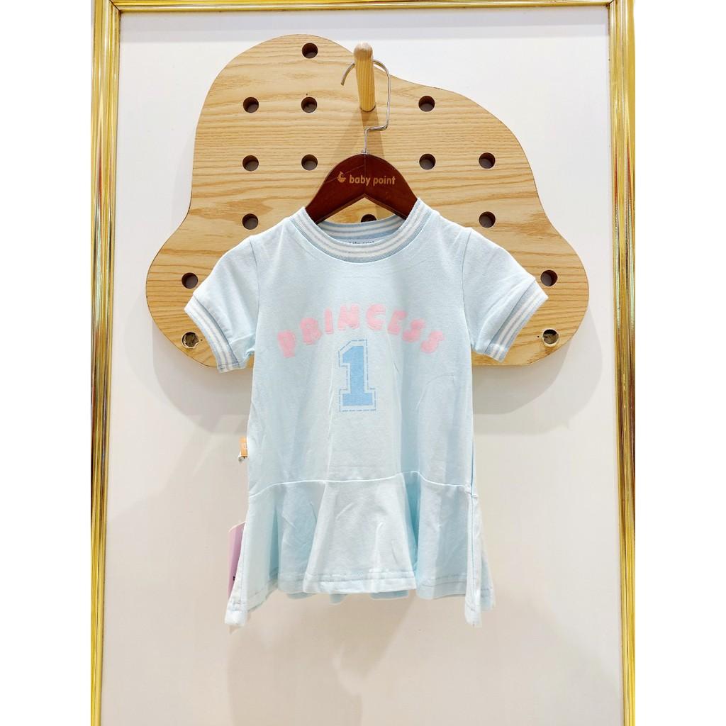 Đầm Cộc Tay Cho Bé Gái Chất Liệu Cotton