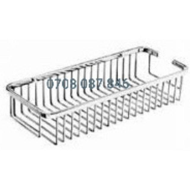 Kệ nhà tắm 1 tầng treo tường PHÁT ĐẠT Inox 304, kệ gia vị nhà bếp, giá để xà bông phòng tắm
