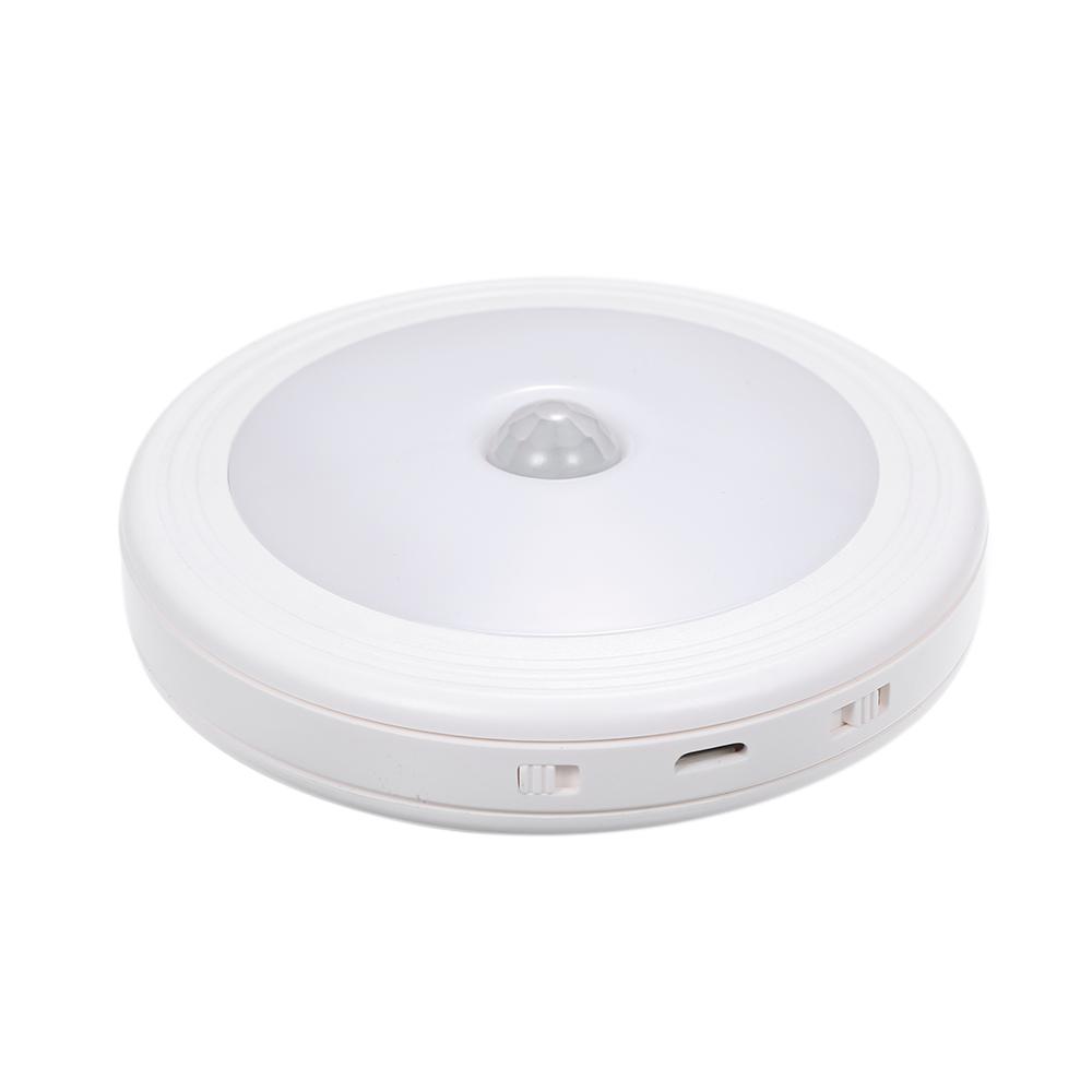 Đèn ngủ cảm biến chuyển động mini PIR treo tường, độ sáng cao, sạc USB