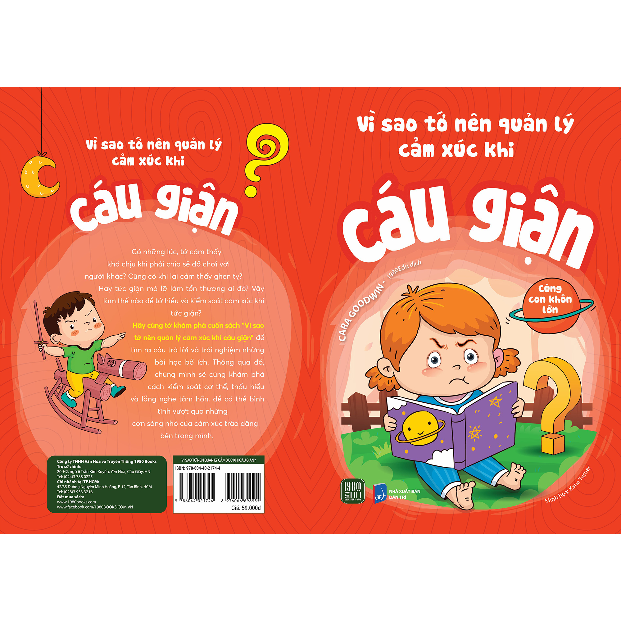 Sách - Vì Sao Tớ Nên Quản Lý Cảm Xúc Khi Cáu Giận