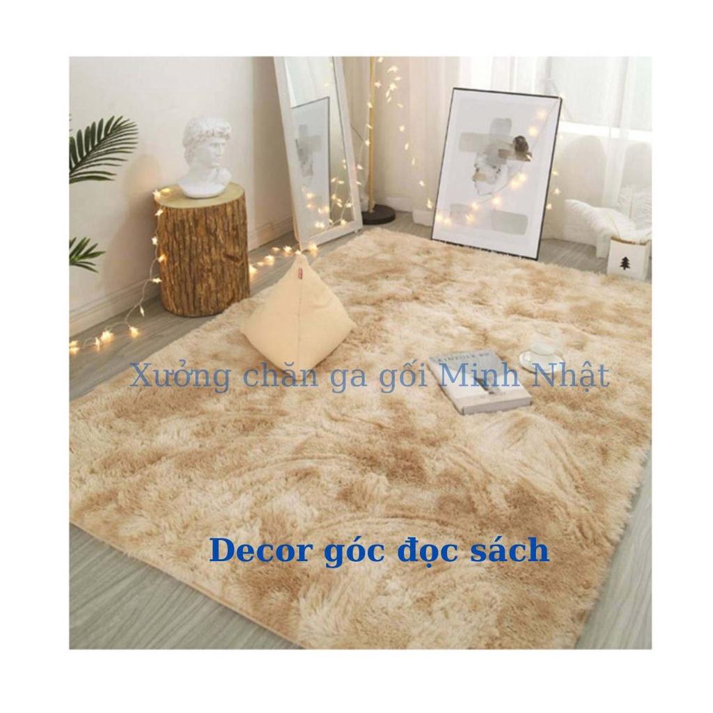 Thảm lông trang trí phòng Minh Nhật - decor phòng ngủ, decor phòng khách sang trọng với đủ kích thước, màu sắc thảm