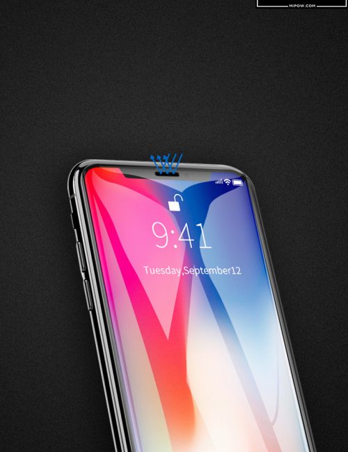 Miếng dán cường lực màn hình Iphone PRO 11 hiệu MIPOW KING BULL 2 Trong 1