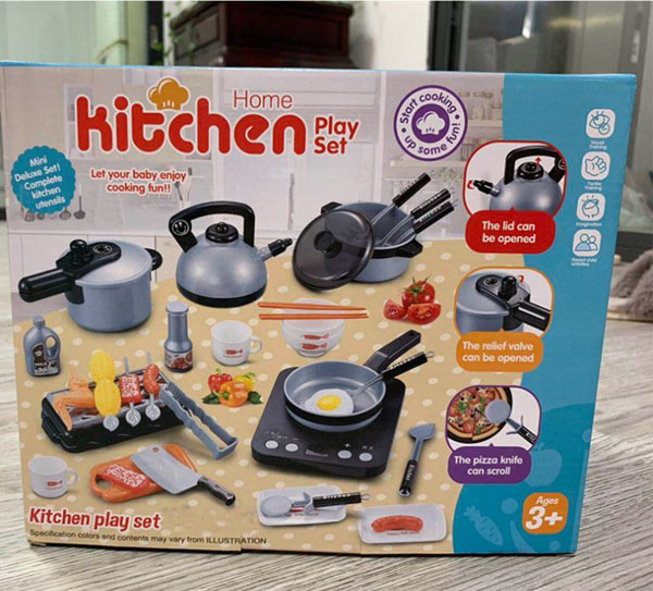 Đồ chơi nấu ăn Đồ chơi bé gái Kitchen set kích thước lớn như thật