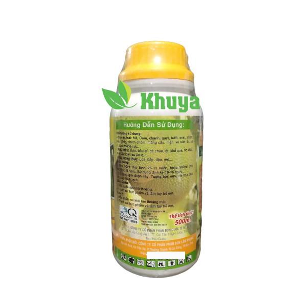 Phân bón vi lượng Siêu Lớn Trái Nano 500ml chuyên Mít và Mãng Cầu