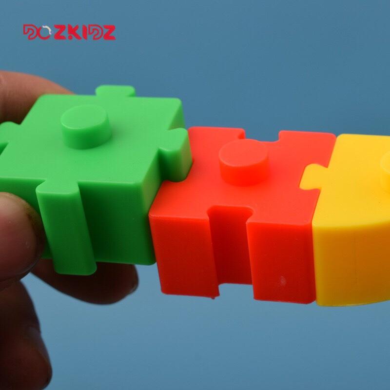 Đồ Chơi Trẻ Em Túi 70 CHI TIẾT Xếp Hình Nhựa Nguyên Sinh An Toàn Nhiều Màu Sắc - Dozkidz