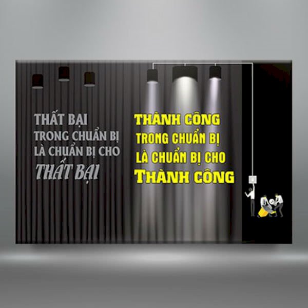 Tranh Tạo Động Lực Về Thất Bại Và Thành Công - W252